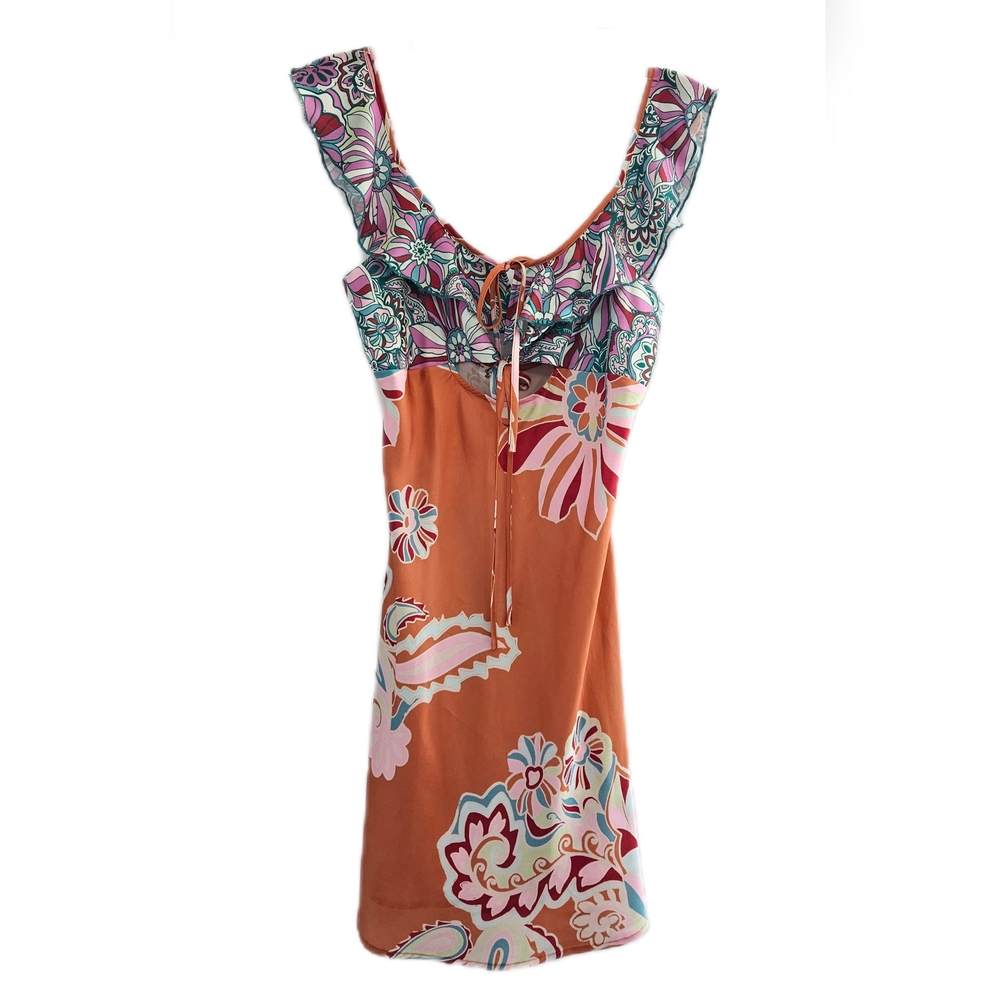 Free People Multicolor Floral Mini Dress